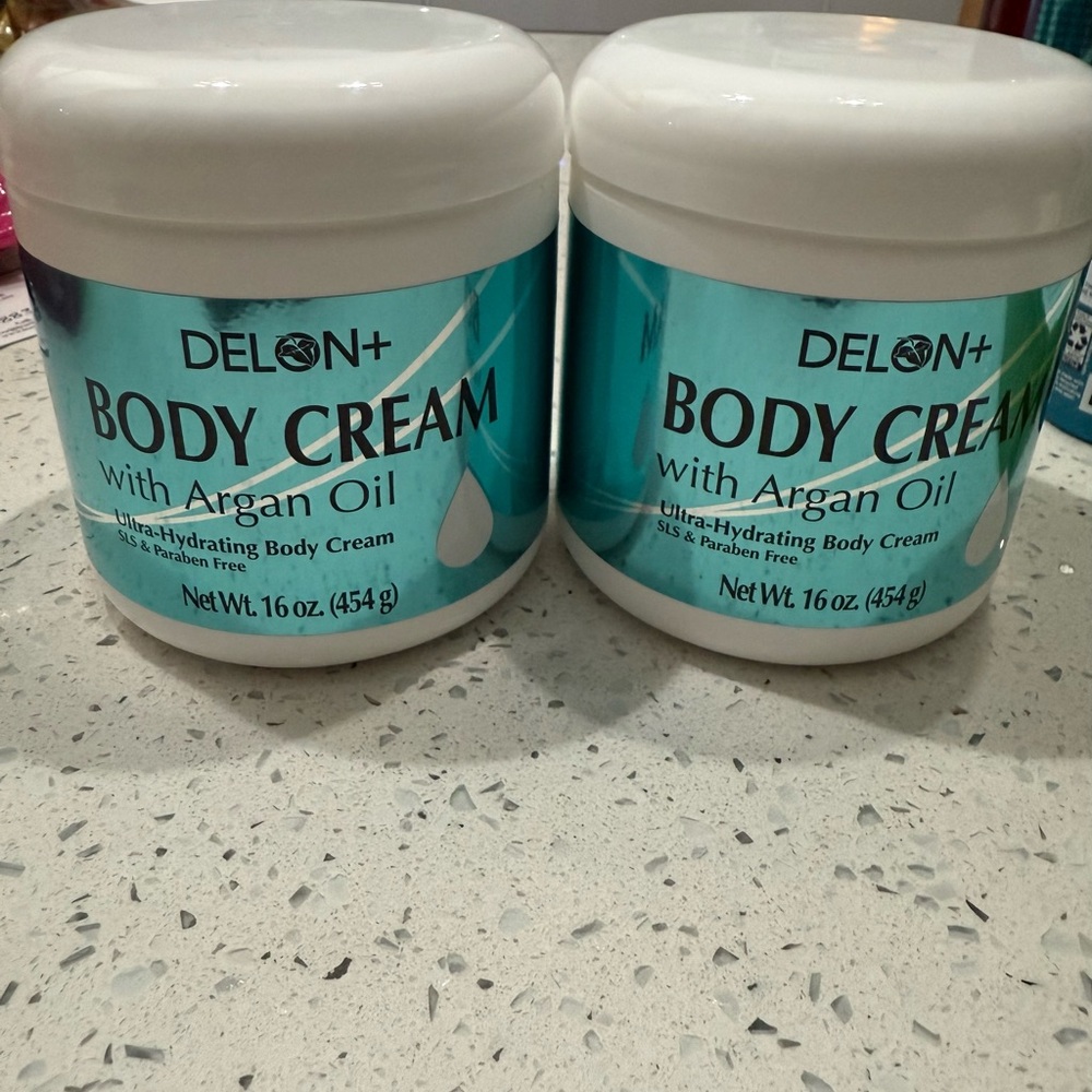 Delon Body Cream with Argan Oil - Ultra-Hydration Body Cream pack of 2